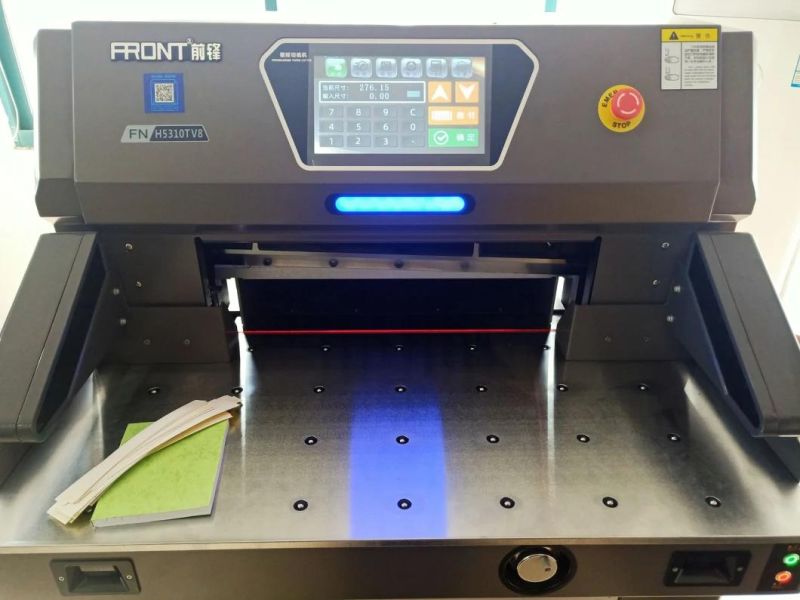 H5310TV8 Automatic A2 Size Programing Paper Cutter 530*530mm High Speed Guillotine