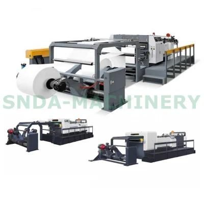 High Speed Hobbing Cutter Paper Sheeter Roll to Sheet Cutting Paper Sheeting Machine