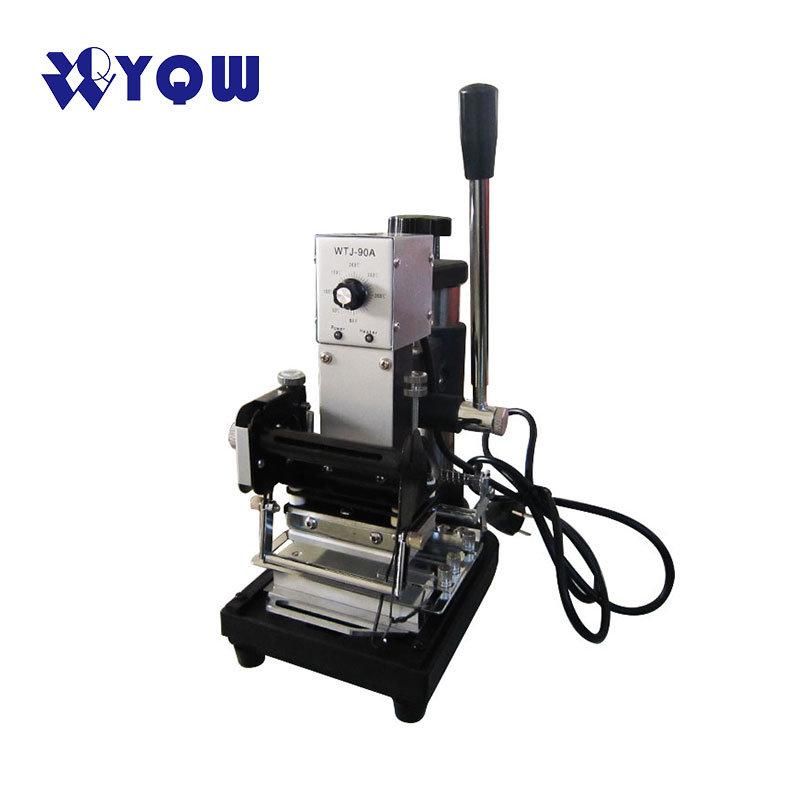 PVC Card with Good Quality Cotton Gin Manual Hot Foil Stamping Machine