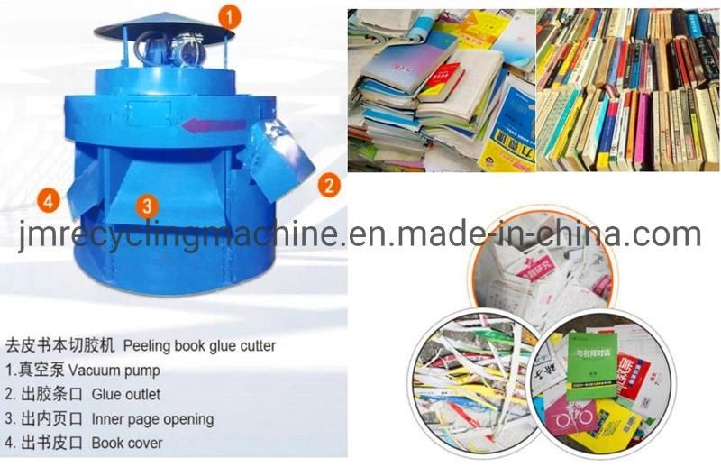 Book Glue Cutting and Peeling Machine Remove Book Cover and Binding