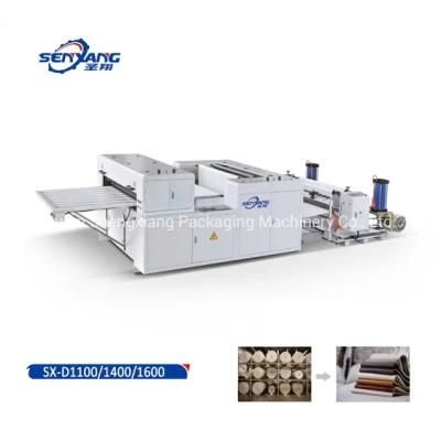 PLC Control Aluminium Foil Paper Roll Cutting Machine