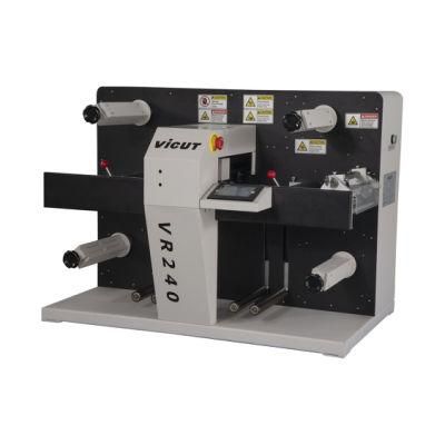 Automatic Roll to Roll Blank Label Sticker Die Cutter with Slitting Laminating