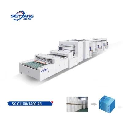 Chinese Manufacture High Speed Automatic 4 Rolls A4 Size Paper Cutting Machine Factory Price