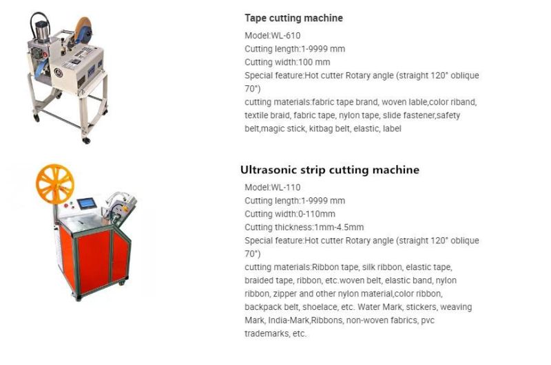 Ultrasonic Shape Belt Cutting Machine