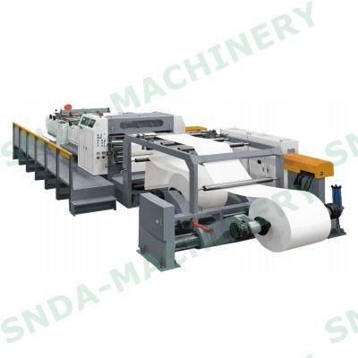 High Speed Hobbing Cutter Reel to Sheet Sheeting Machine China Manufacturer