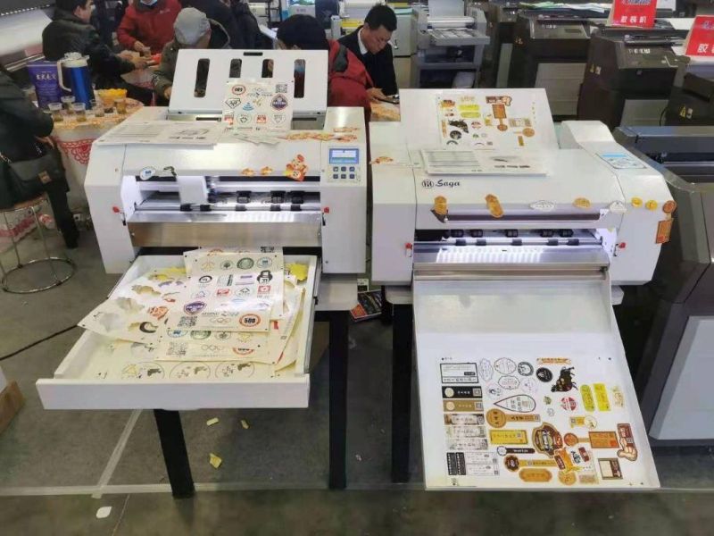 Digital Graphic Contour Auto Sheet Feeding Sticker Cutter with CCD Hands-Free Chinese Factory (SC A3+ II PRO)