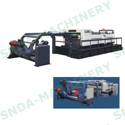 Rotary Blade Two Roll Paper Reel Sheeting Machine China Manufacturer