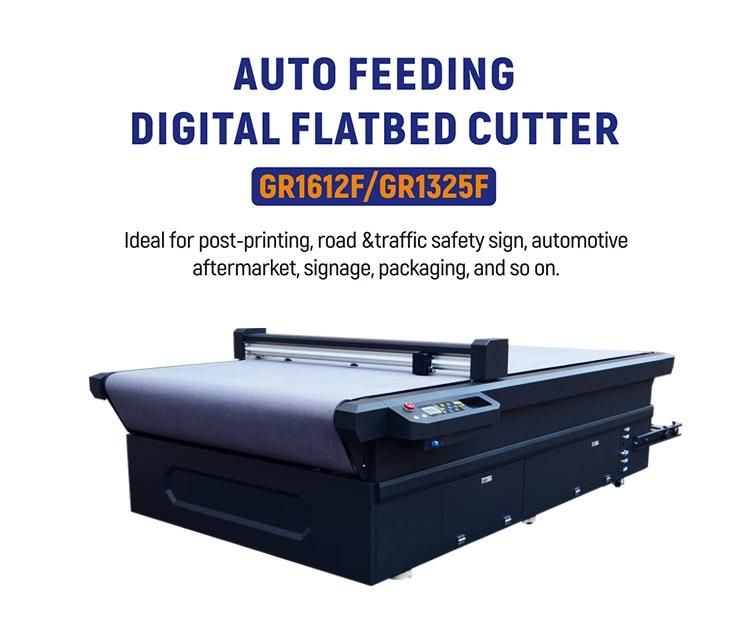 Digital Flatbed Cutting Machine Fabric Digital Flatbed Cutting Roll Automatic Die Cutting Machine