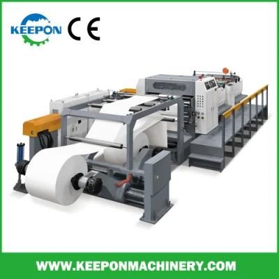 Servo Control Double Rotary Knife Paper Roll to Sheet Cutting Machine/High Speed Automatic Paper Sheeting Machine with Ce (SM model)