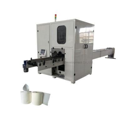 Automatic Double Channel Toilet Tissue Paper Roll Cutting Machine
