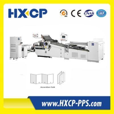 Cp Paper Folding Machine with Round Pile Feeder Automatic Paper Folder for Hardcover Book (CP80/4KLL-R)