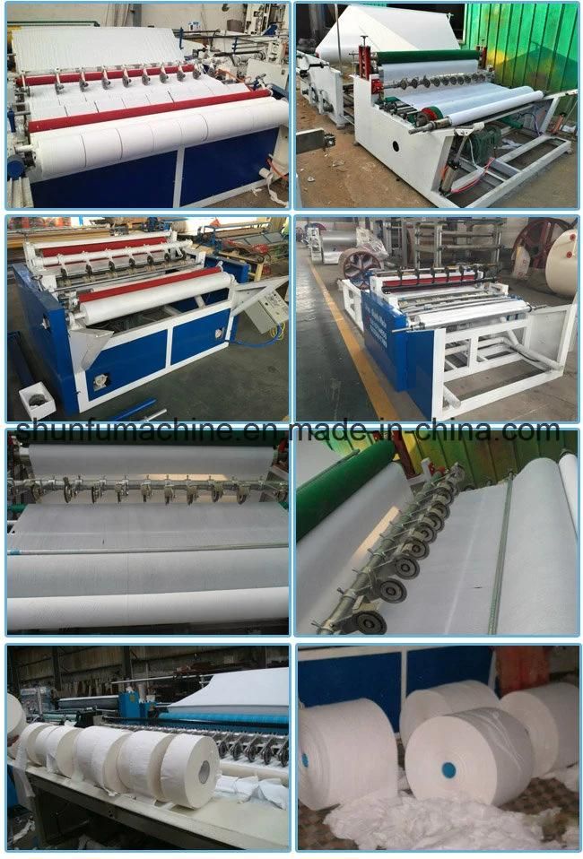 Automatic Toilet Paper Roll Bobbin Cutter Slitting Machines for Sale