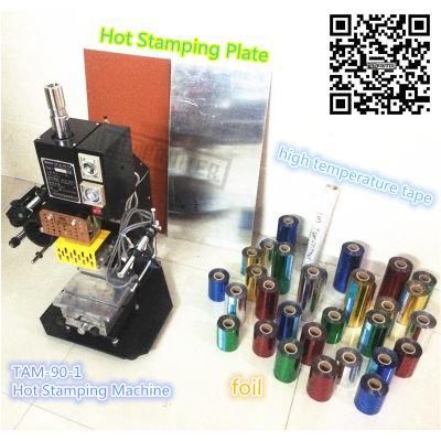 Hot Foil Stamping Machine for Paper, Leather and Plastic