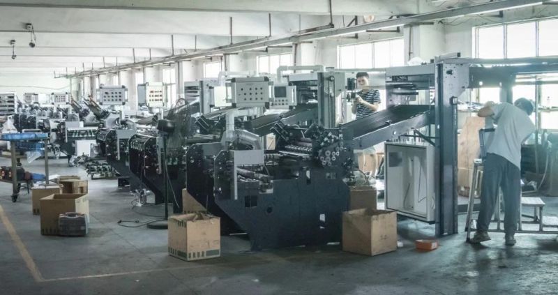 High Speed Paper Folding Machine with Flat Pile Feeder Automatic Post Press Paper Folder (CP78/4KLL)