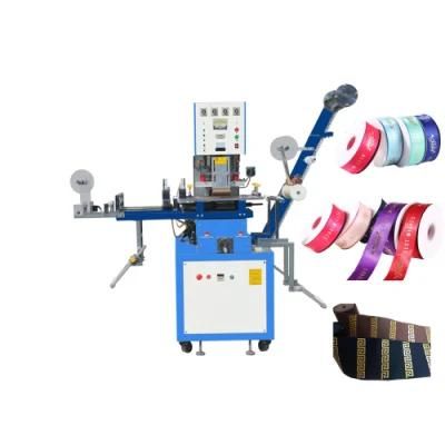 Multi Color Gold Bronzing Machine for Woven Ribbon Logo