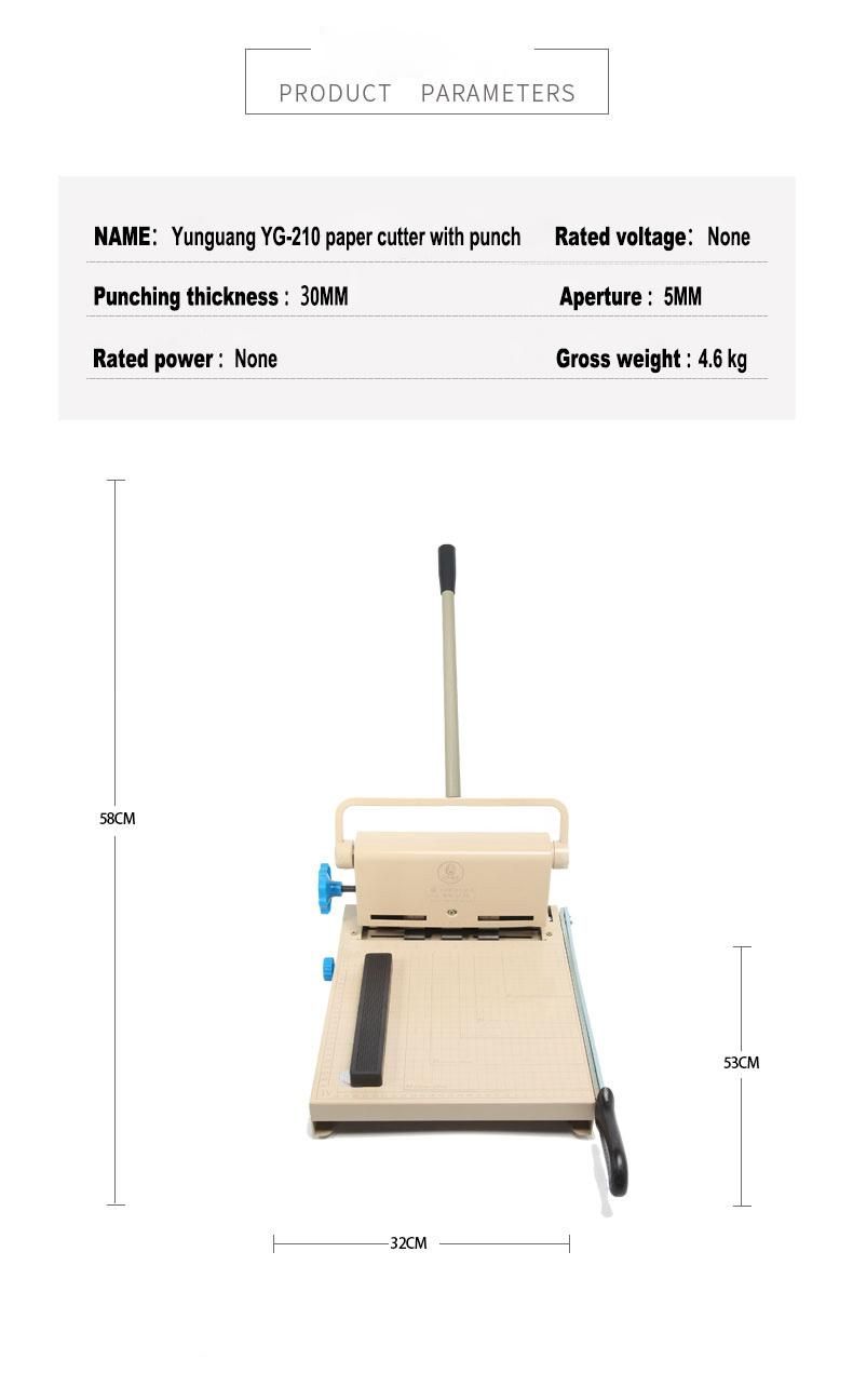 Japan Style Adjustable Size A4 Manual Cutter Paper Machine Trimmer