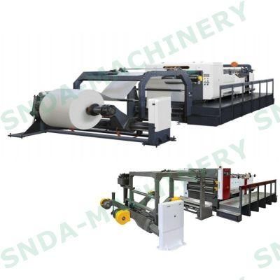 Rotary Blade Two Roll Paper Roll Sheeting Machine China Factory