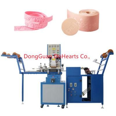 Full Automatic Elastic Webbing Leather Belt Embossed Hot Stamping Machine