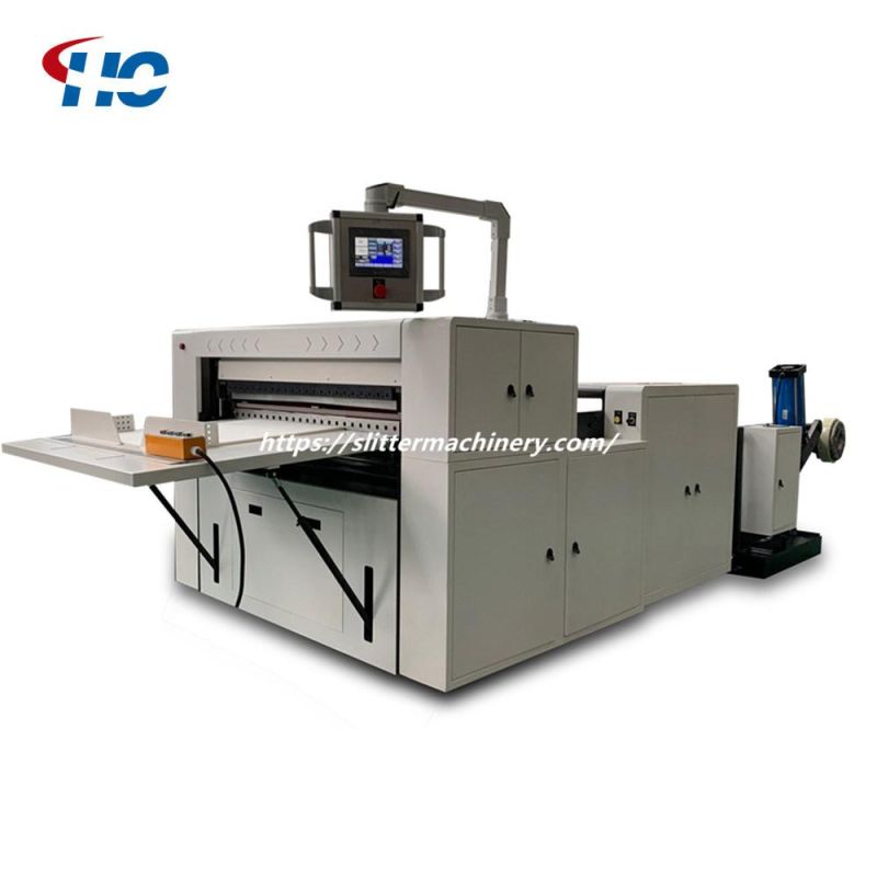 Paper Roll Cutting Machine with Middle Slitting Function