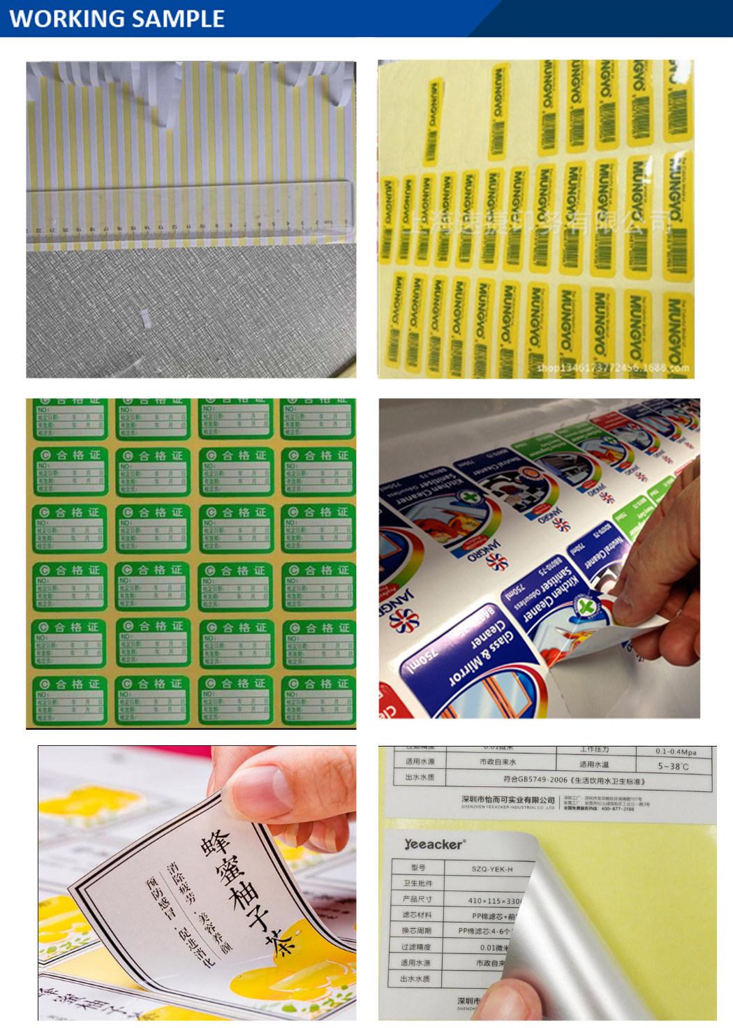 Automatic Sheet Cutting Machine Pet, Paper, Label, Sticker,