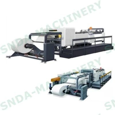 Rotary Blade Two Roll Roll Paper Sheet Cutting Machine China Manufacturer