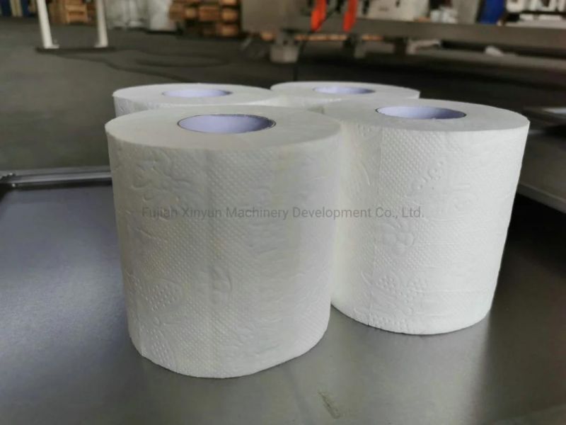 High Speed Automatic Small Toilet Tissue Paper Roll Cutting Machine