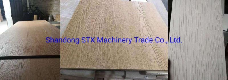 Wood Embossing Machine Applied for Hard Wood/Plywood/MDF