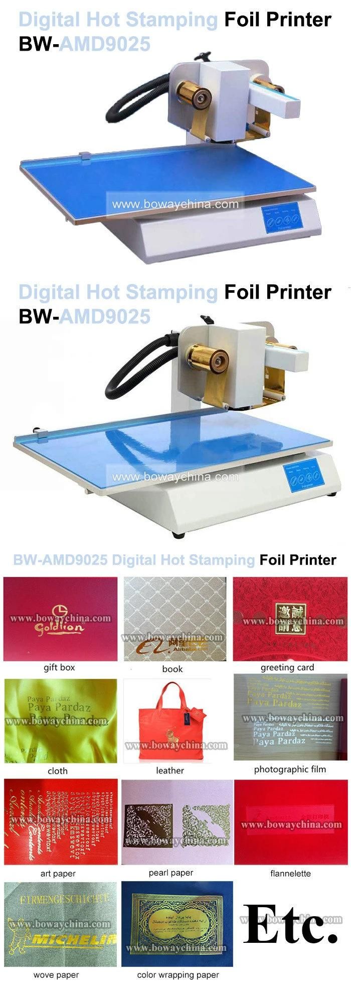 Book Cover Case Letter Pattern Hot Aluminum Foil Stramp Heat Transfer Press Gilding Machine