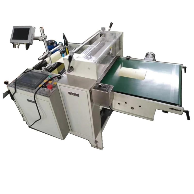 Automatic Aluminum Foil 1000mm Max Width Roll to Sheet Cutting Machine