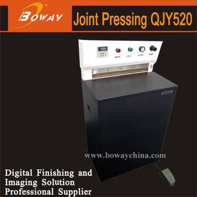 Boway Qjy520 Pneumatic Joint Pressing Machine for Building-in on The Cover of Edition Binding Books