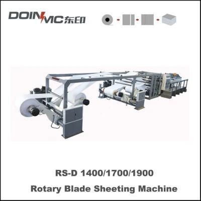 Single Rotary Blade Web-Sheet Paper Cutter Machine
