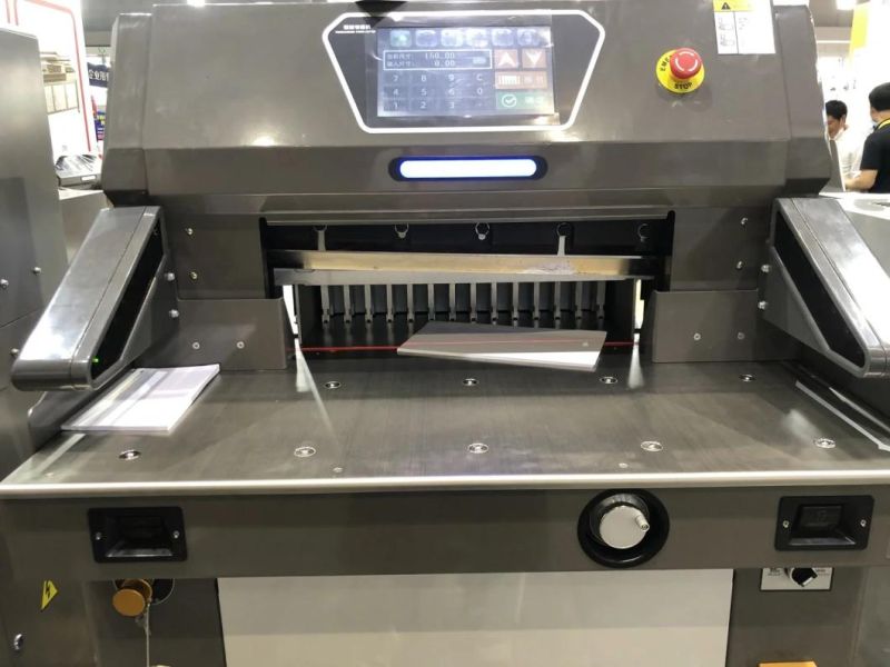 Front Brand High-Speed Silent Hydraulic Program-Controlled Paper Cutter