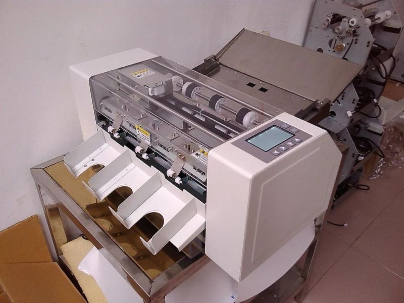 Vokeda High Speed Post Card Cutter with Creasing and Perforating