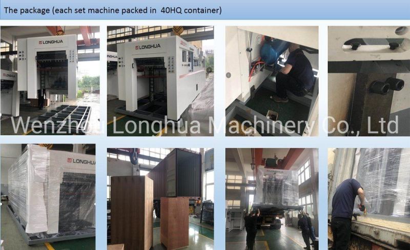 Corrugated Cardboard Paper Usage Fully Automatic Die Cutting Creasing Cutter Machine for Big Size 1050