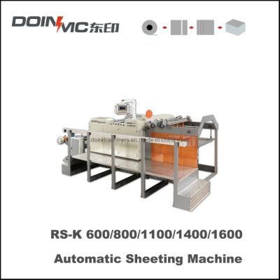 Plastic Film Roll Sheeting Machine with PLC Control