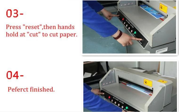 Precise Control Electric Paper Cutter A3 Paper Die Cutter Photo Book G450vs+ 450mm CE
