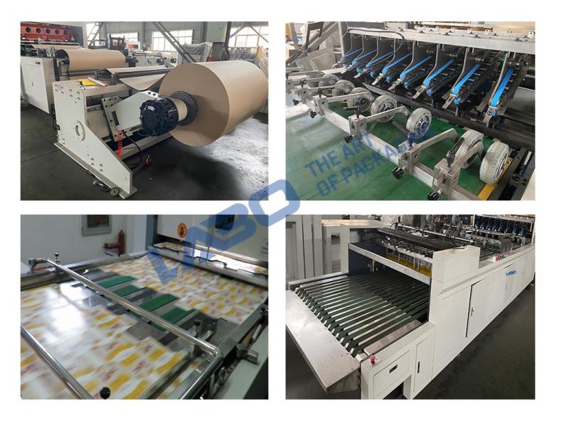 Fast Food Packaging Fully Automatic Counting Stripping Stacking Jumbo Roll Die Cutting Machine