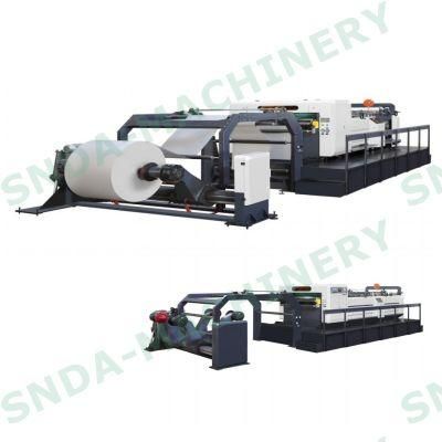 Rotary Blade Two Roll Paper Reel to Sheet Sheeter China Manufacturer