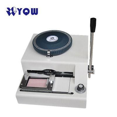 Manual Aluminum / Steel Plate Dog Tag Embossing Machine with 68 Characters