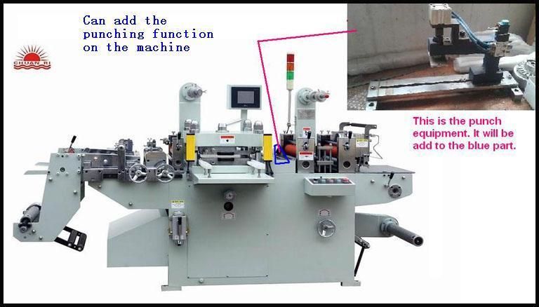 Multifunction Self Adhesive Roll Label Die Cutting Machine