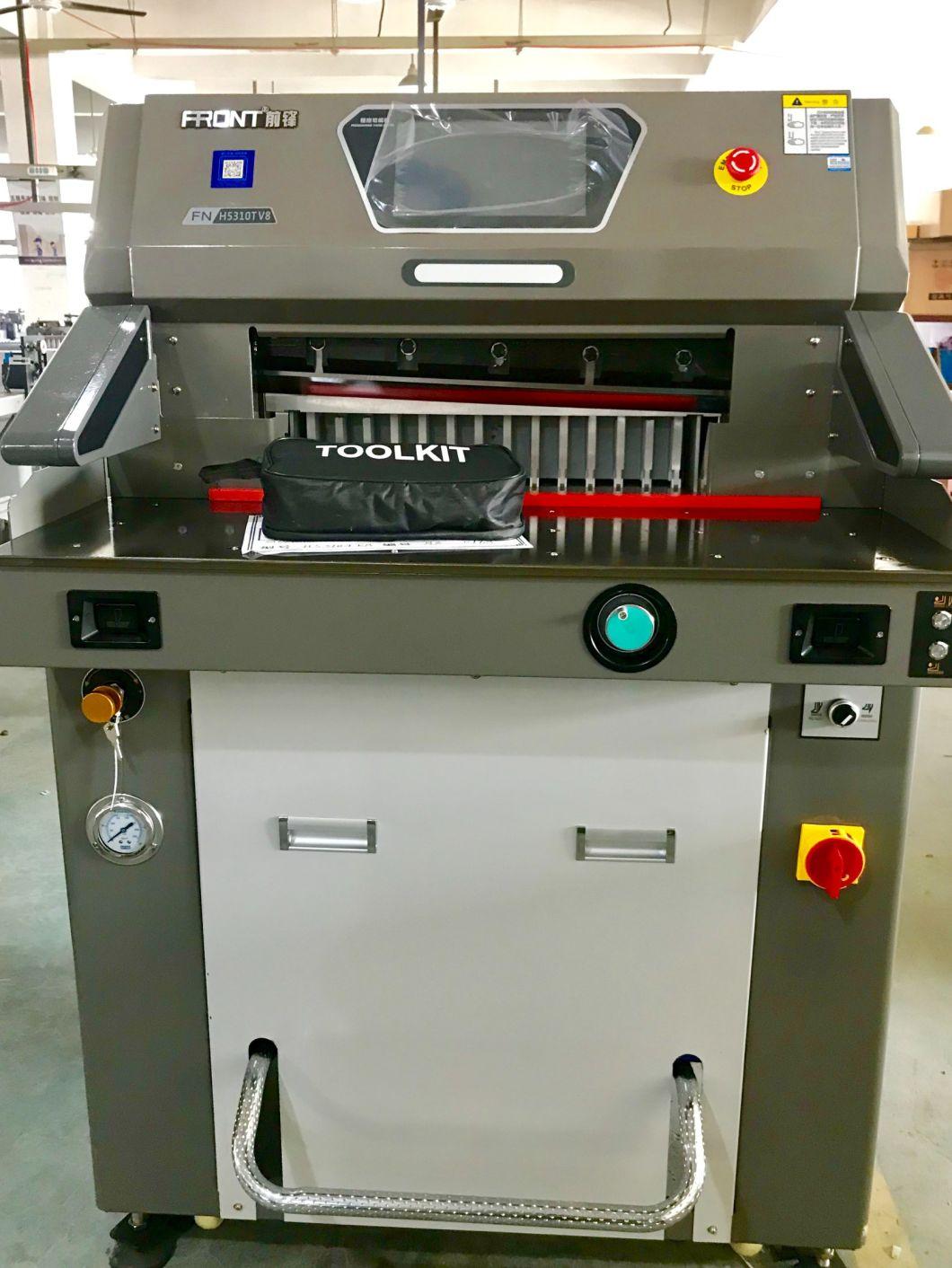 High Speed Mute Hydraulic Paper Cutting Machine H5310TV8 Paper Cutter for CE