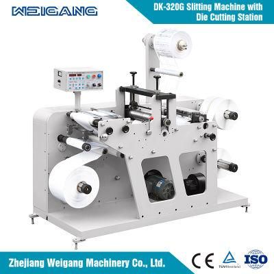Dk-320g Rotary Die Cutting Machine with Slitting Function for Blank Adhesive Label