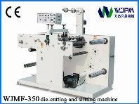 Wanjie Brand 350mm Blank Label Die Cutting and Slitting Machine