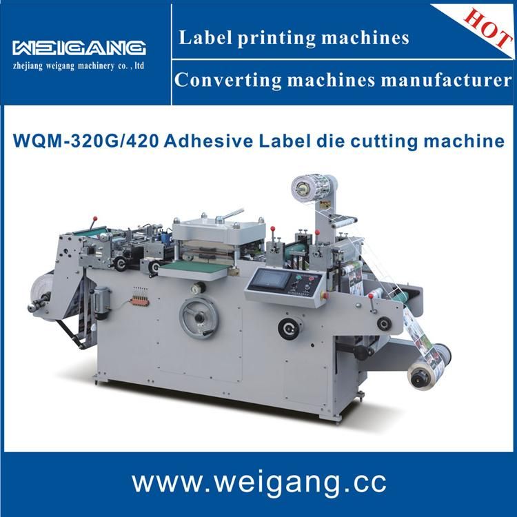 Adhesive Label Die-Cutting Machine with Punching System