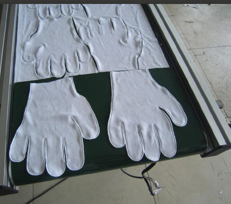 Wl-B300 Ultrasonic Cotton Non Woven Gloves Cutting Forming Making Machine